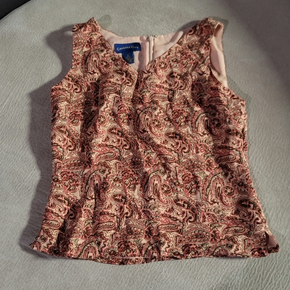 Womans Size 4 Charter Club Sleeveless Top - Picture 4 of 8